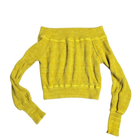 Free People Sugar Rush Off the Shoulder Sweater Size: S - Picture 2 of 5